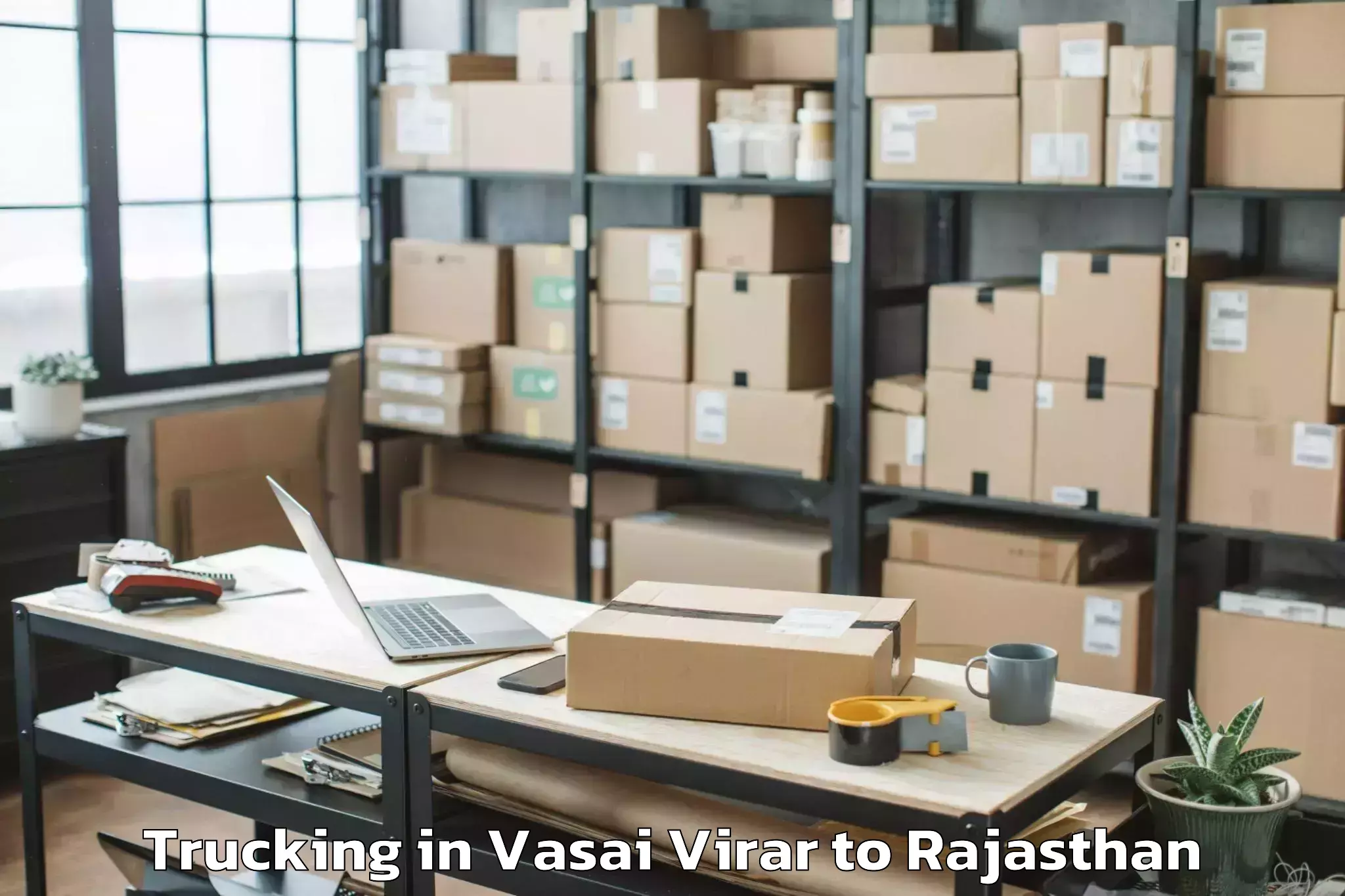 Book Vasai Virar to Kishangarh Trucking Online